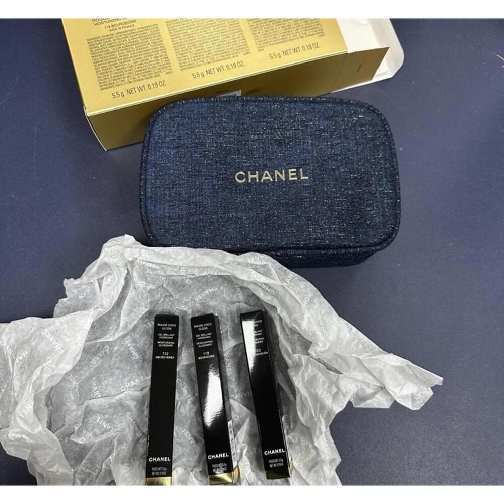 Chanel holiday makeup set—Trio lipglosses ALWAYS BRILLIANT